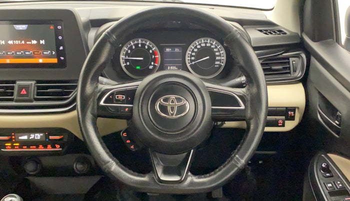 2022 Toyota Glanza S, Petrol, Manual, 31,611 km, Steering Wheel Close Up