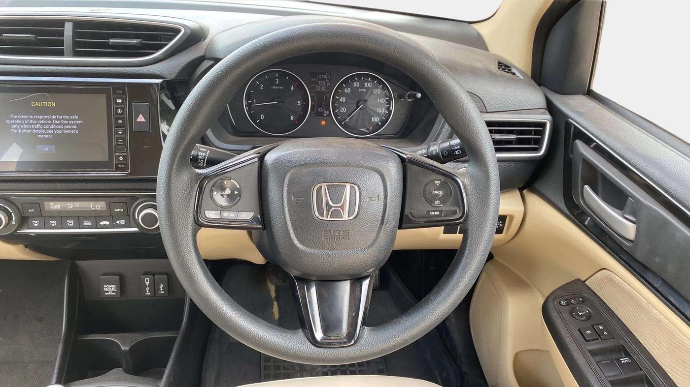 2018 Honda Amaze 1.5L I-DTEC VX, Diesel, Manual, 1,10,478 km, Steering Wheel Close Up