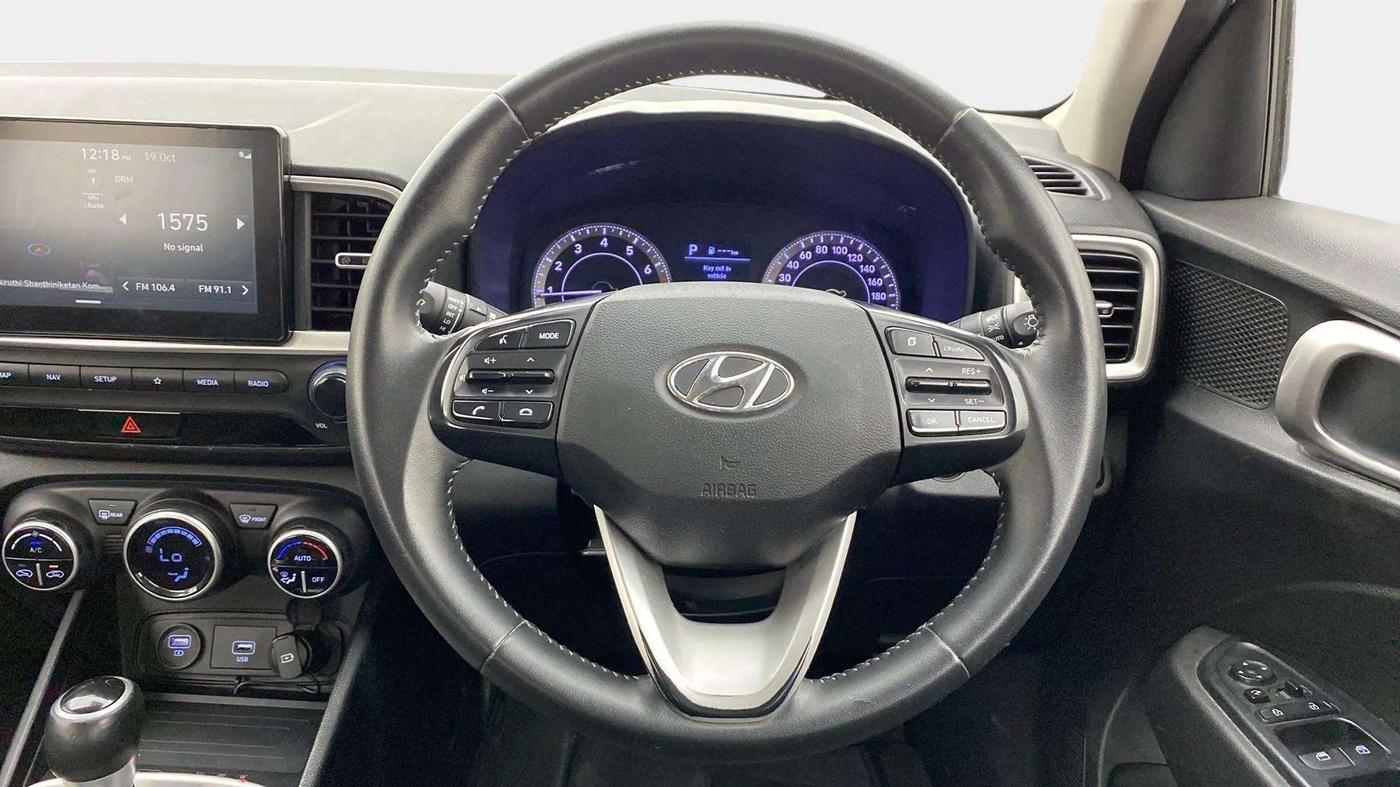 2019 Hyundai VENUE SX PLUS 1.0 TURBO DCT, Petrol, Automatic, 67,504 km, Steering Wheel Close Up