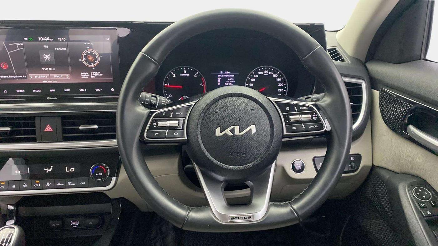 2022 KIA SELTOS HTX DIESEL 1.5, Diesel, Manual, 25,406 km, Steering Wheel Close Up