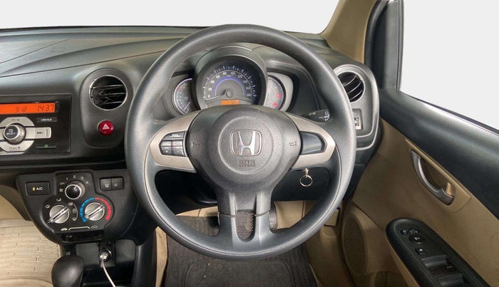 2015 Honda Brio VX AT, Petrol, Automatic, 31,348 km, Steering Wheel Close Up