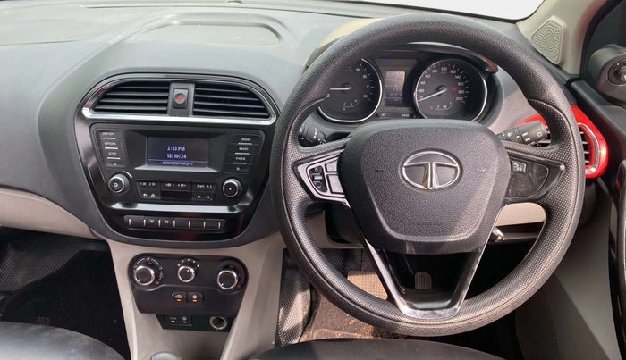 2018 Tata Tiago XZA PETROL, Petrol, Automatic, 28,602 km, Steering Wheel Close Up