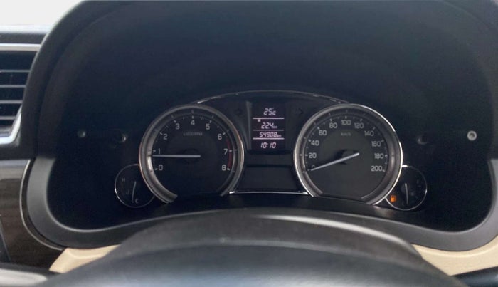 2015 Maruti Ciaz ZXI+, Petrol, Manual, 55,008 km, Odometer Image