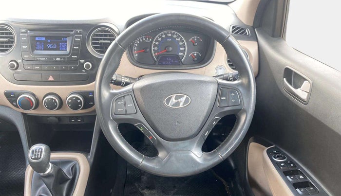 2014 Hyundai Grand i10 ASTA 1.2 KAPPA VTVT, Petrol, Manual, 66,635 km, Steering Wheel Close Up