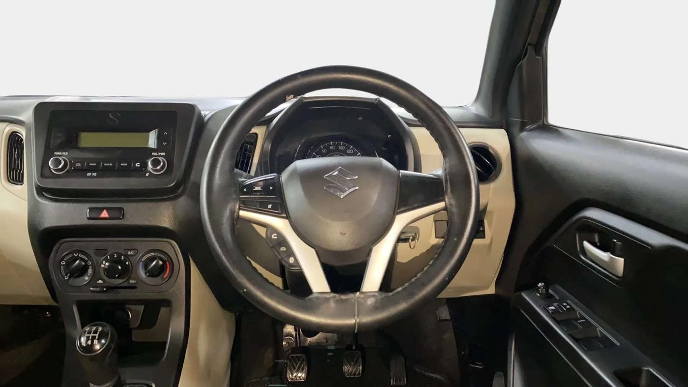 2019 Maruti New Wagon-R VXI 1.2, Petrol, Manual, 42,941 km, Steering Wheel Close Up