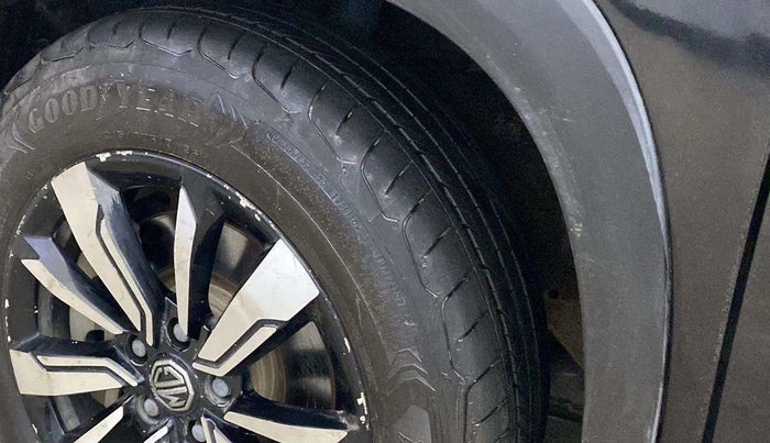 2020 MG HECTOR PLUS SHARP 1.5 PETROL TURBO HYBRID MT 6-STR, Petrol, Manual, 23,365 km, Left front tyre - Minor crack