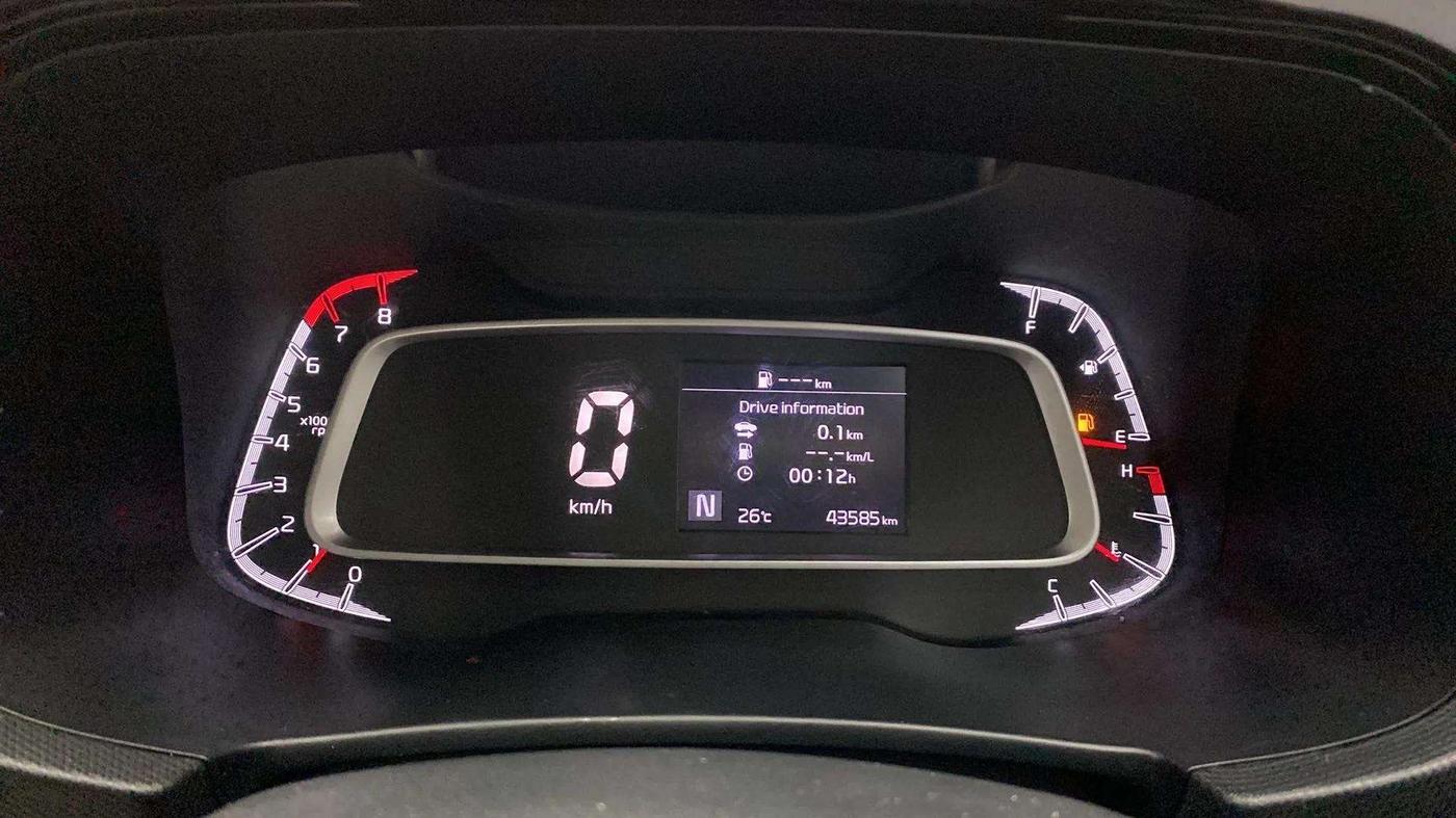 2021 KIA SONET HTX 1.0 IMT, Petrol, Manual, 43,627 km, Odometer Image