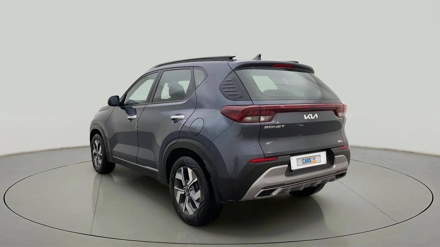 2021 KIA SONET HTX 1.0 IMT, Petrol, Manual, 43,627 km, Left Back Diagonal