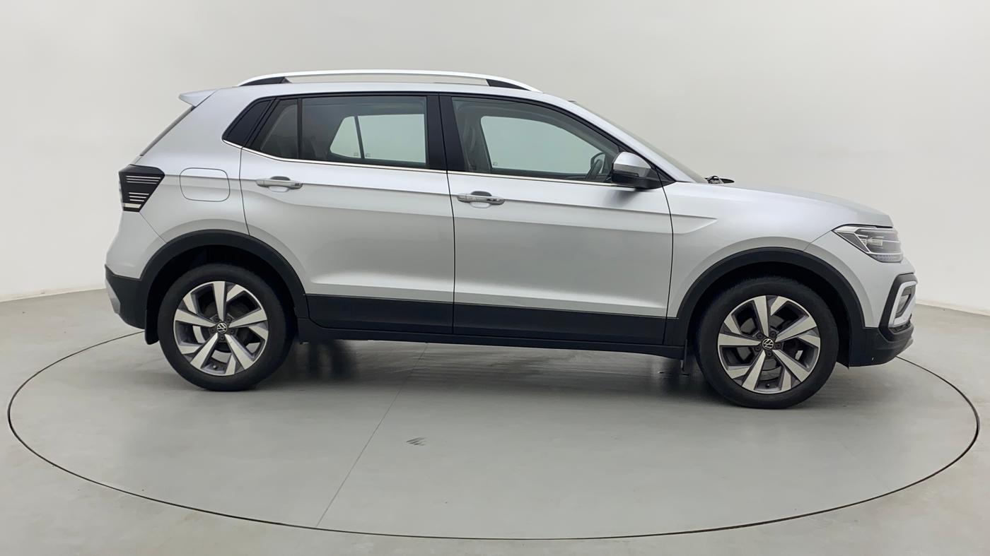2022 Volkswagen TAIGUN TOPLINE 1.0 TSI AT, Petrol, Automatic, 57,250 km, Right Side View