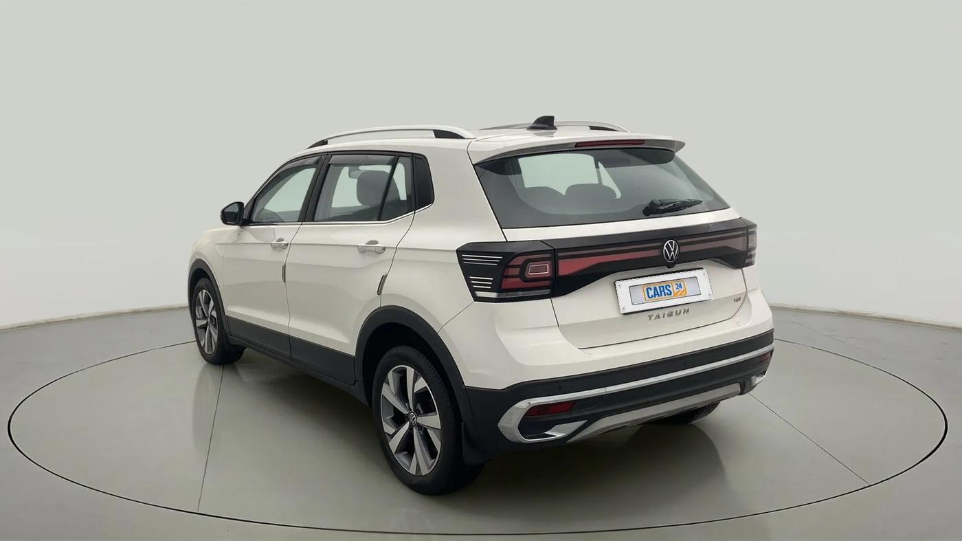 2023 Volkswagen TAIGUN TOPLINE 1.0 TSI AT, Petrol, Automatic, 14,764 km, Left Back Diagonal