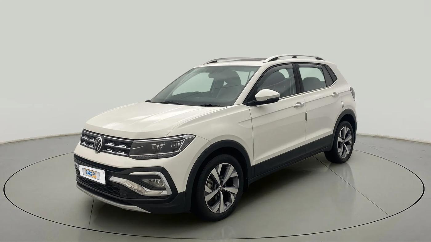 2023 Volkswagen TAIGUN TOPLINE 1.0 TSI AT, Petrol, Automatic, 14,764 km, Left Front Diagonal