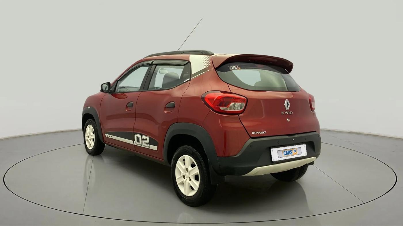 2017 Renault Kwid 1.0 RXT 02 Anniversary Edition, Petrol, Manual, 22,607 km, Left Back Diagonal