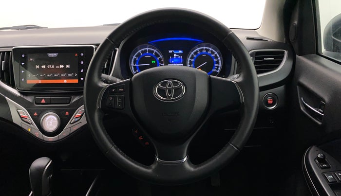 2019 Toyota Glanza V CVT, Petrol, Automatic, 13,668 km, Steering Wheel Close Up