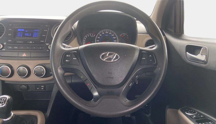 2016 Hyundai Grand i10 SPORTZ 1.2 KAPPA VTVT, Petrol, Manual, 69,764 km, Steering Wheel Close Up