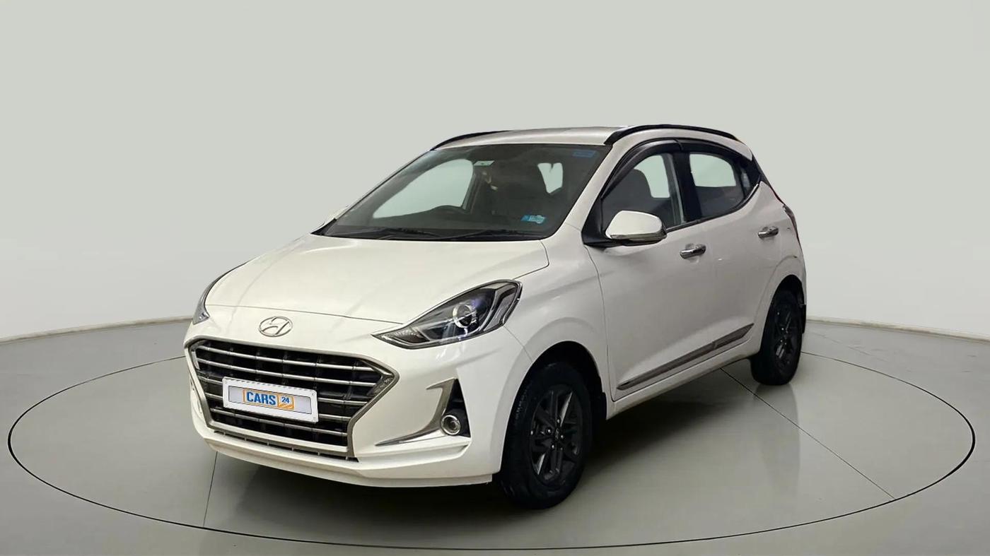 2020 Hyundai GRAND I10 NIOS SPORTZ AMT 1.2 KAPPA VTVT, Petrol, Automatic, 11,795 km, Left Front Diagonal