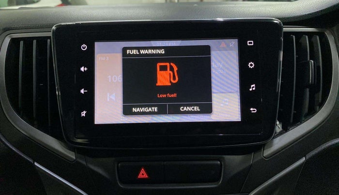 2020 Maruti Baleno ZETA PETROL 1.2, Petrol, Manual, 21,297 km, Infotainment system - Reverse Camera Display Blurred