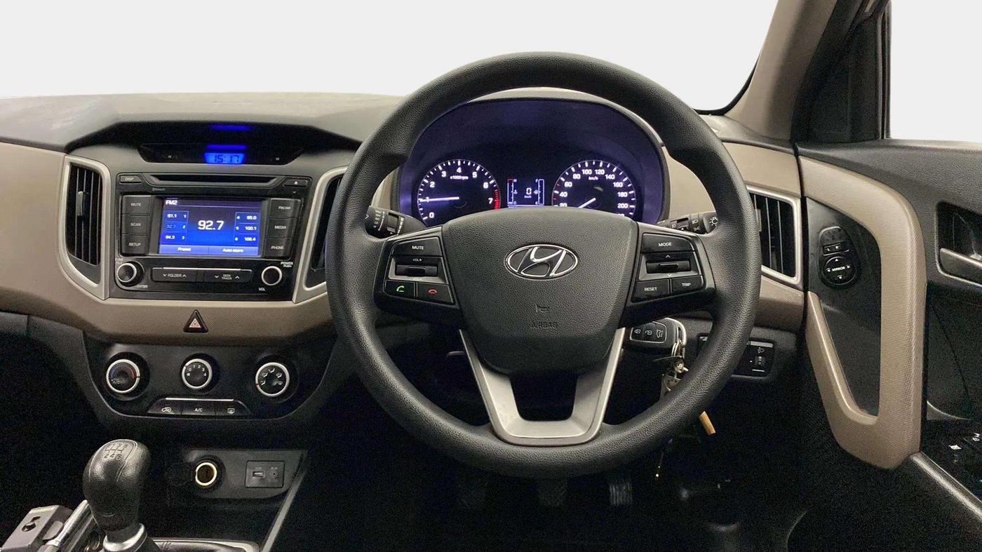 2016 Hyundai Creta S 1.6 PETROL, Petrol, Manual, 58,497 km, Steering Wheel Close Up