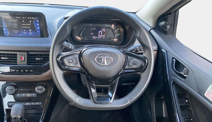 2022 Tata NEXON XZA PLUS KAZIRANGA PETROL, Petrol, Automatic, 10,071 km, Steering Wheel Close Up