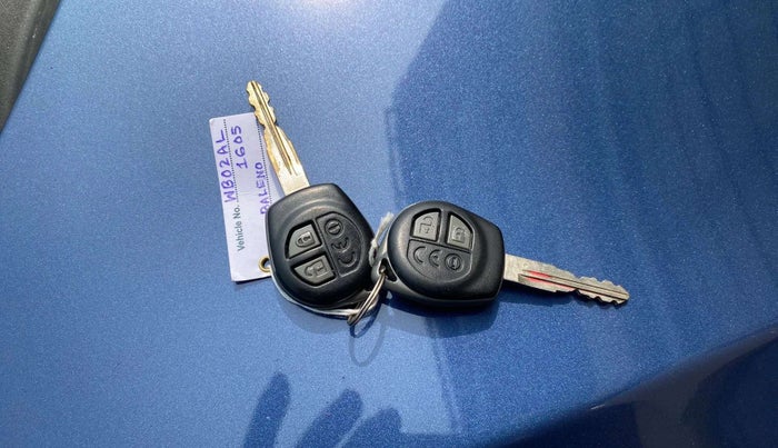 2017 Maruti Baleno DELTA PETROL 1.2, Petrol, Manual, 34,681 km, Key Close Up
