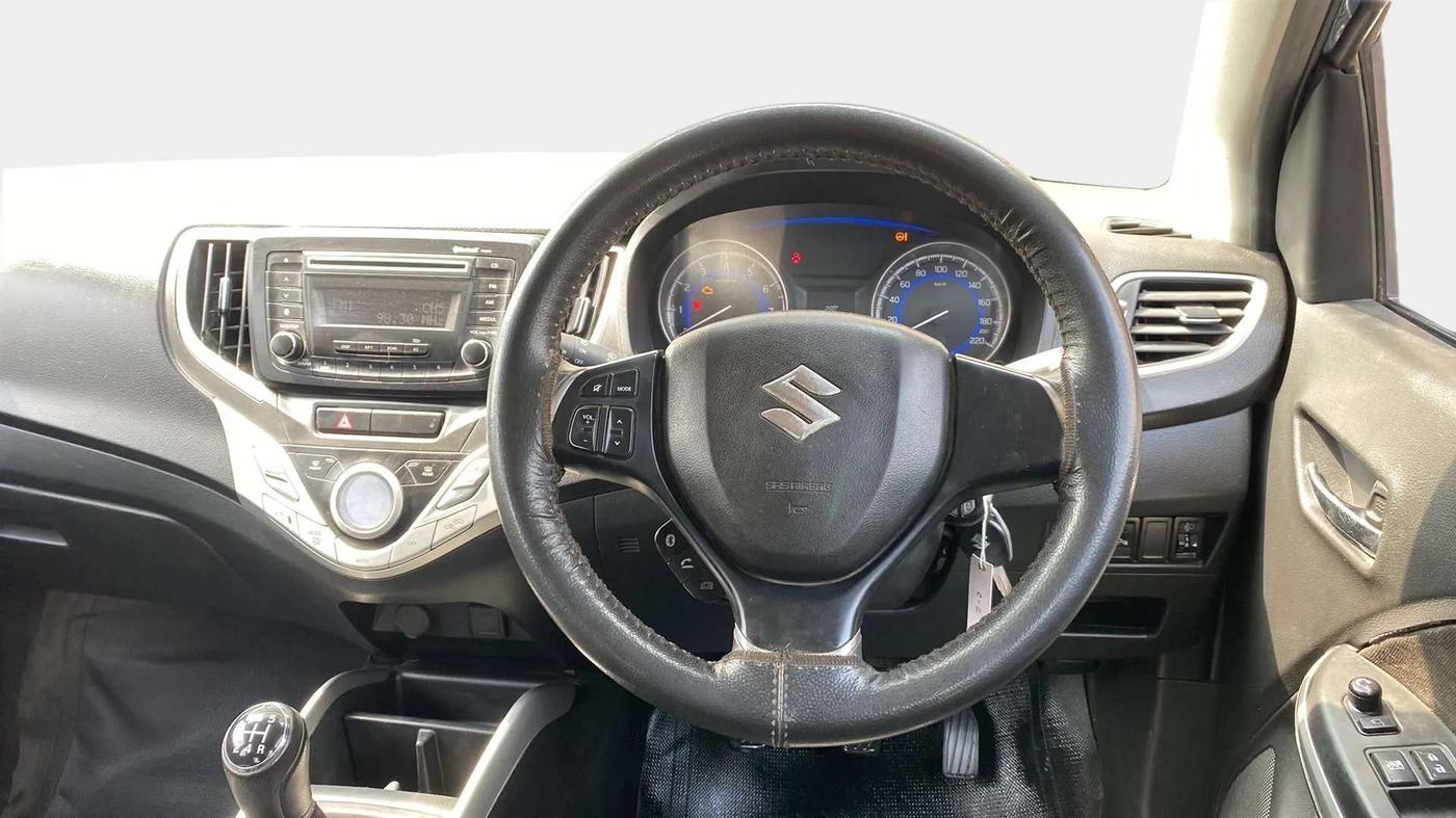 2017 Maruti Baleno DELTA PETROL 1.2, Petrol, Manual, 34,681 km, Steering Wheel Close Up