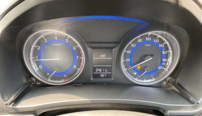 2017 Maruti Baleno DELTA PETROL 1.2, Petrol, Manual, 34,681 km, Odometer Image