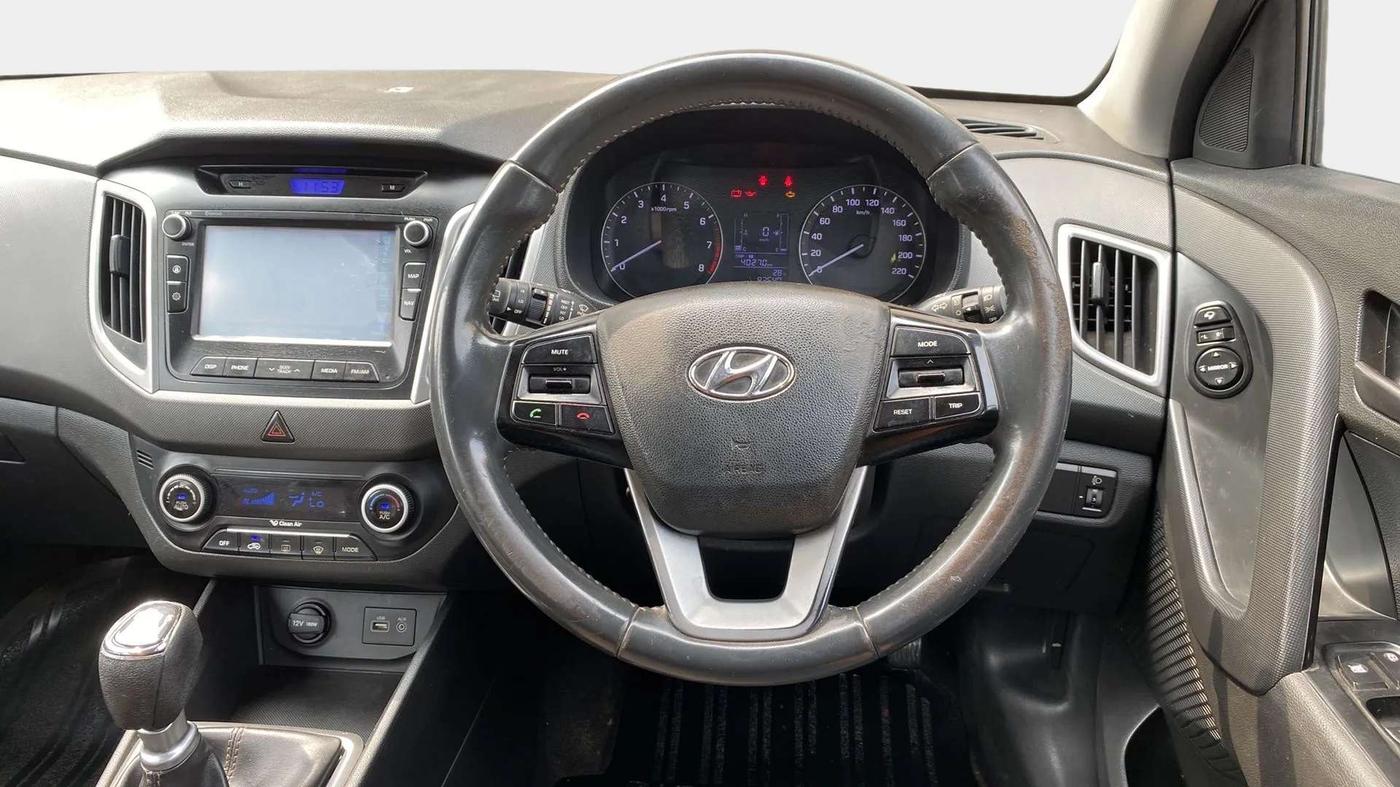 2018 Hyundai Creta SX PLUS 1.6 PETROL SPECIAL EDITION, Petrol, Manual, 83,652 km, Steering Wheel Close Up
