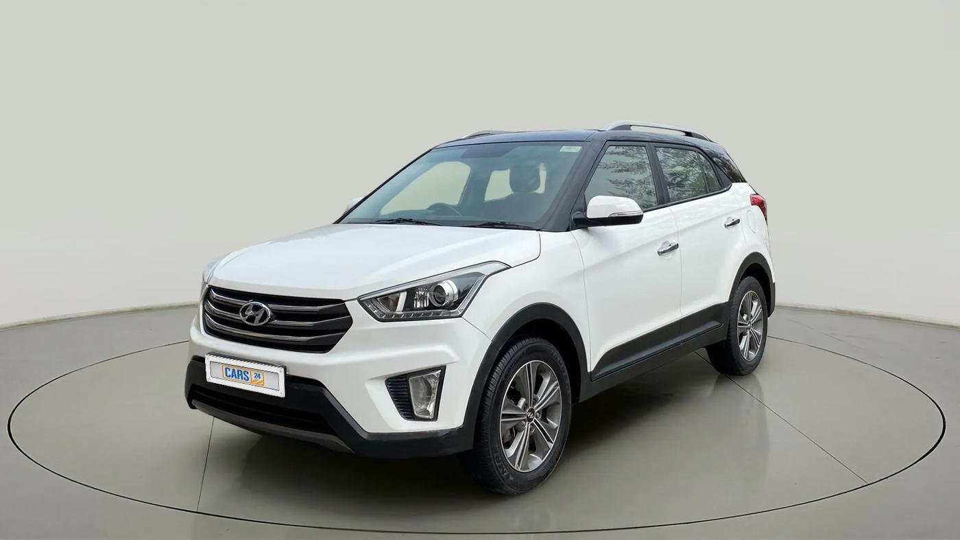 2018 Hyundai Creta SX PLUS 1.6 PETROL SPECIAL EDITION, Petrol, Manual, 83,652 km, Left Front Diagonal