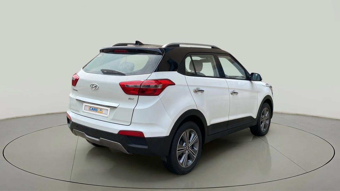 2018 Hyundai Creta SX PLUS 1.6 PETROL SPECIAL EDITION, Petrol, Manual, 83,652 km, Right Back Diagonal