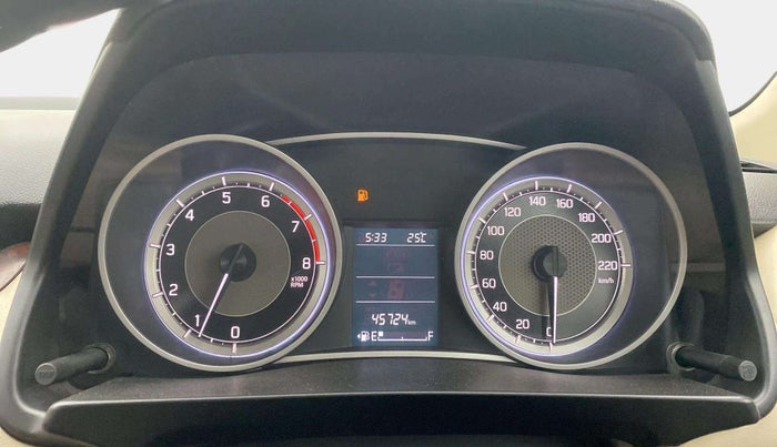 2018 Maruti Dzire ZXI, Petrol, Manual, 45,714 km, Odometer Image