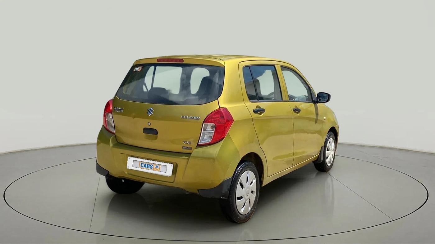 2014 Maruti Celerio VXI AMT, Petrol, Automatic, 67,538 km, Right Back Diagonal