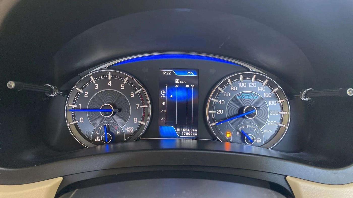 2021 Maruti Ciaz SIGMA 1.5 SHVS MT  PETROL, CNG, Manual, 27,104 km, Odometer Image