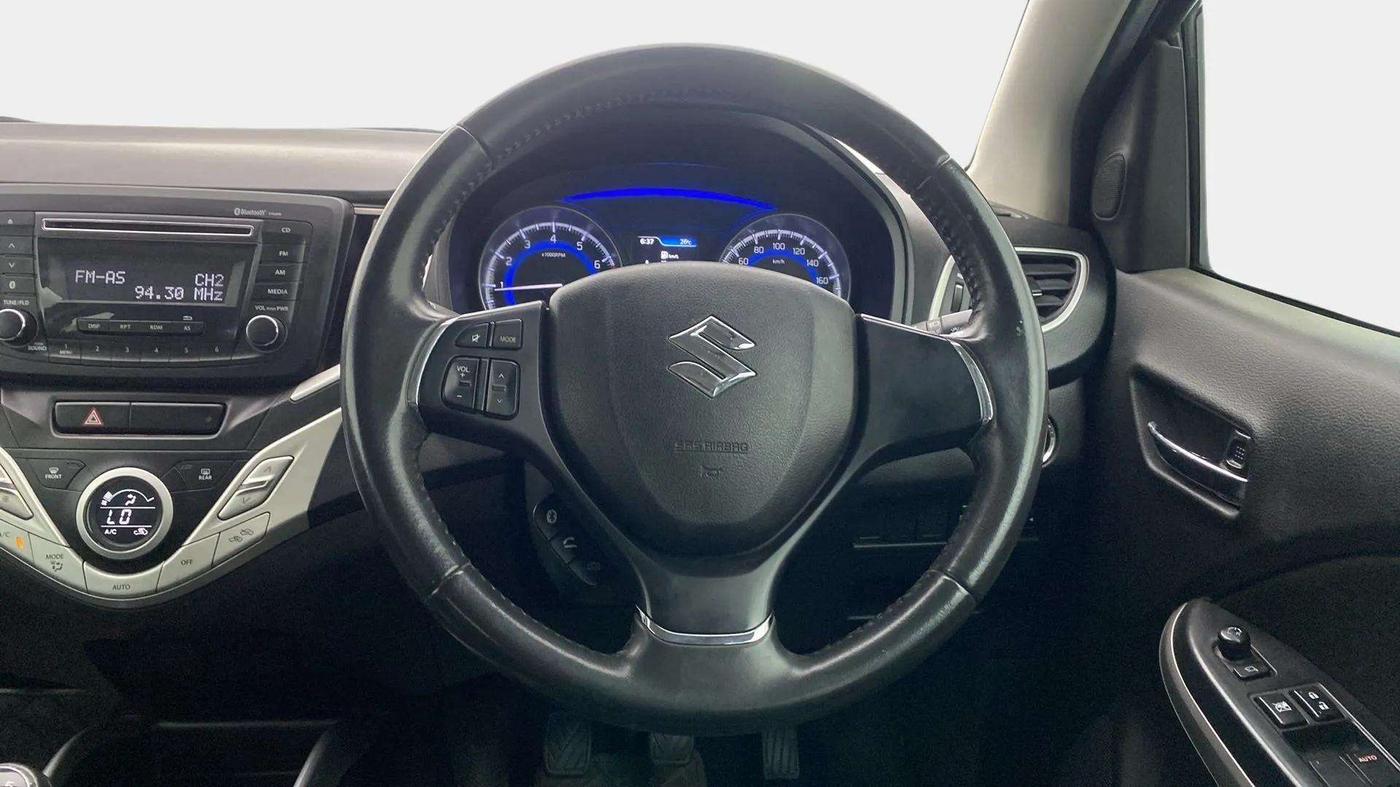 2018 Maruti Baleno ZETA PETROL 1.2, Petrol, Manual, 49,855 km, Steering Wheel Close Up