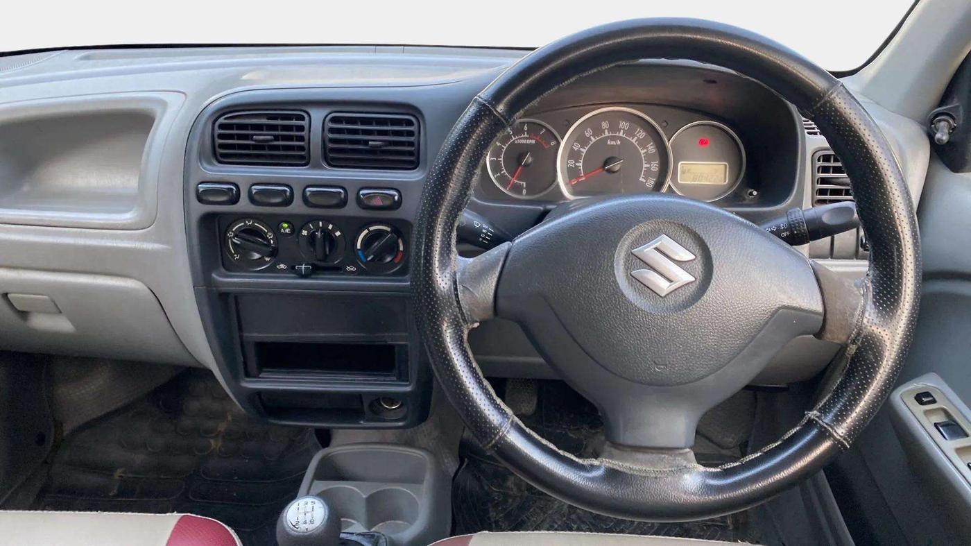 2012 Maruti Alto K10 VXI, Petrol, Manual, 80,409 km, Steering Wheel Close Up