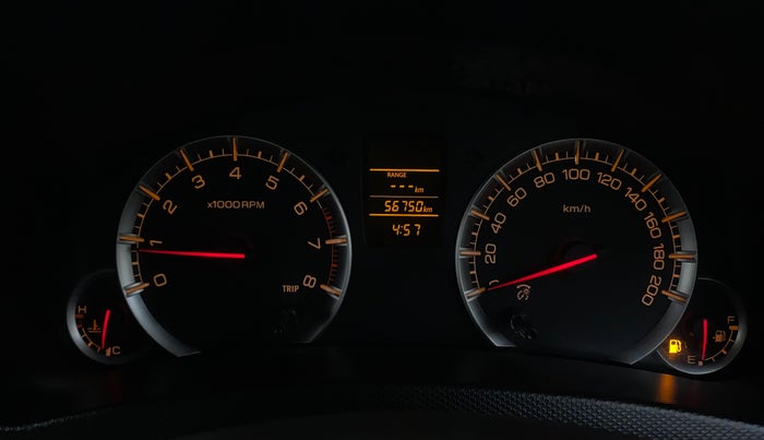 2016 Maruti Swift Dzire VXI, Petrol, Manual, 56,784 km, Odometer Image