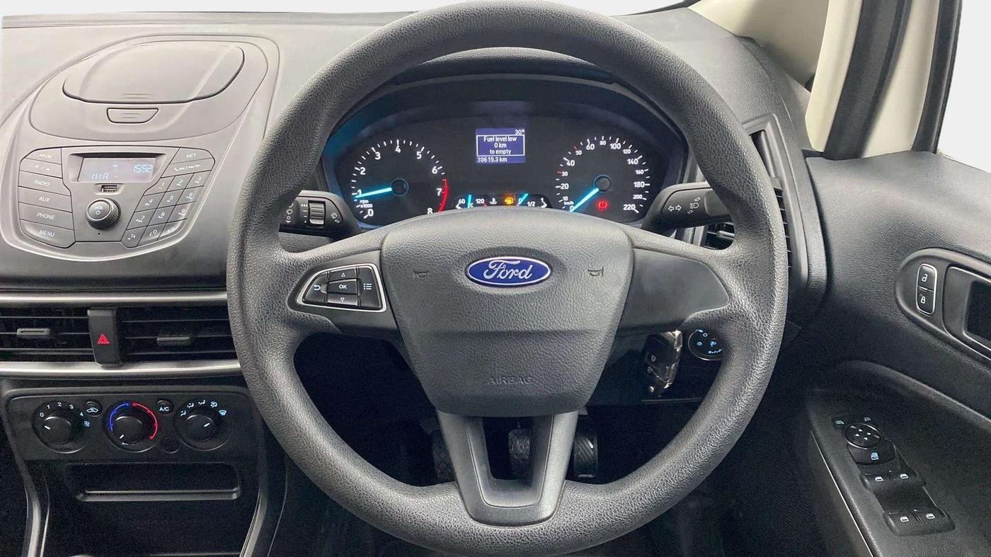 2018 Ford Ecosport AMBIENTE 1.5L PETROL, Petrol, Manual, 38,616 km, Steering Wheel Close Up