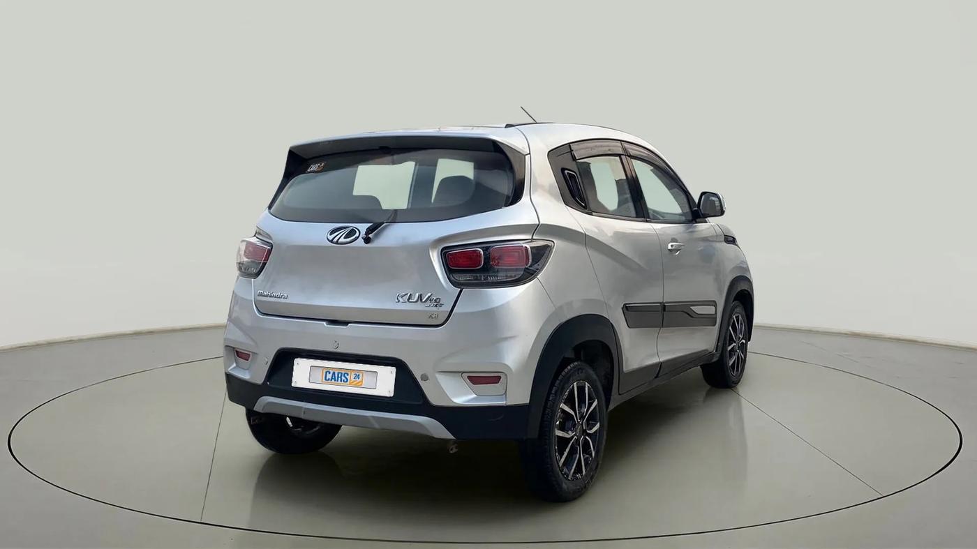 2017 Mahindra KUV 100 NXT K8 P 6 STR, Petrol, Manual, 80,577 km, Right Back Diagonal
