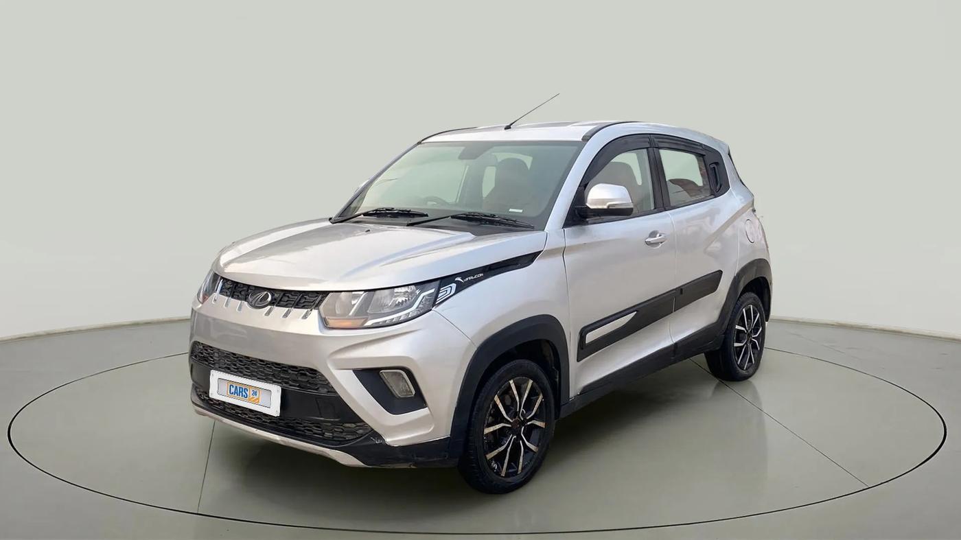 2017 Mahindra KUV 100 NXT K8 P 6 STR, Petrol, Manual, 80,577 km, Left Front Diagonal