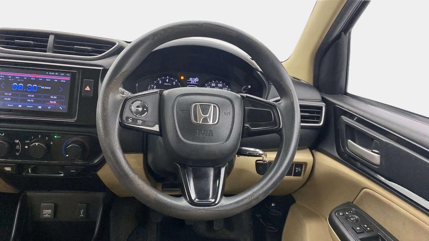 2021 Honda Amaze 1.2L I-VTEC S, Petrol, Manual, 57,395 km, Steering Wheel Close Up