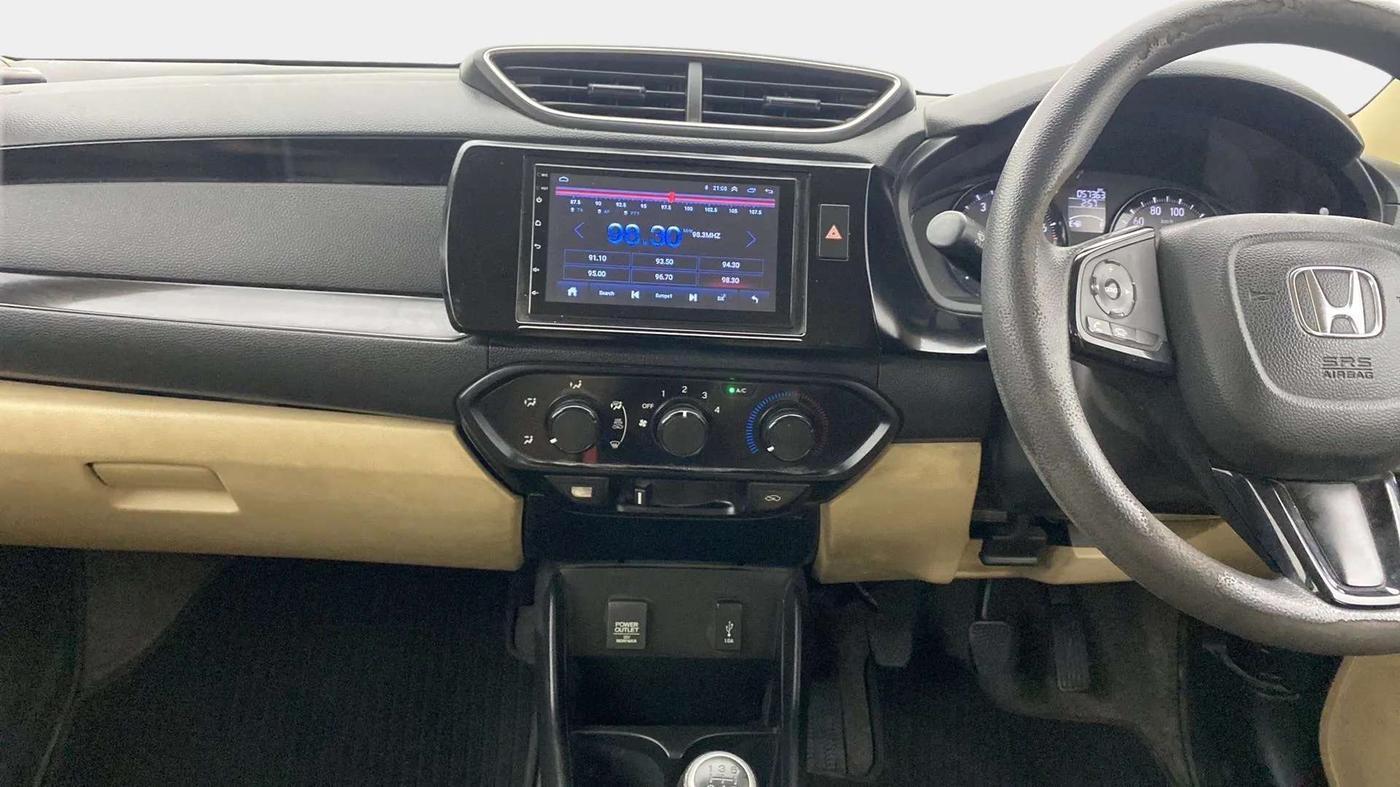 2021 Honda Amaze 1.2L I-VTEC S, Petrol, Manual, 57,395 km, Air Conditioner