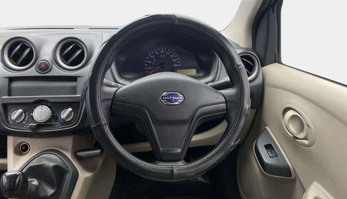 2016 Datsun Go Plus T, Petrol, Manual, 52,050 km, Steering Wheel Close Up