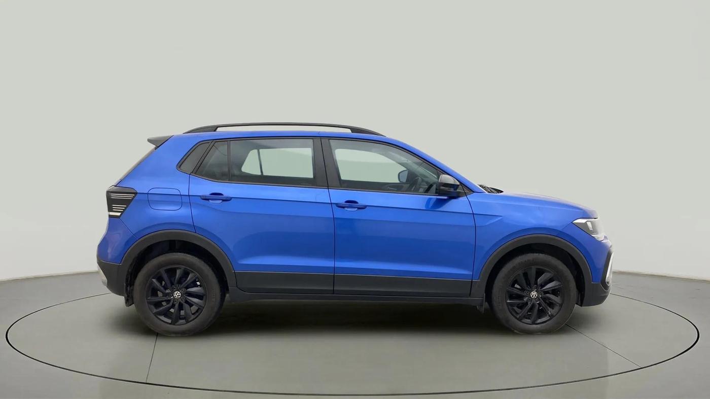 2023 Volkswagen TAIGUN HIGHLINE 1.0 TSI AT, Petrol, Automatic, 23,498 km, Right Side View