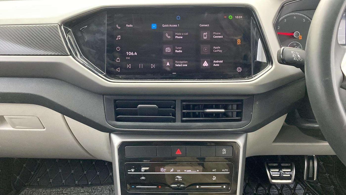 2023 Volkswagen TAIGUN HIGHLINE 1.0 TSI AT, Petrol, Automatic, 23,498 km, Air Conditioner