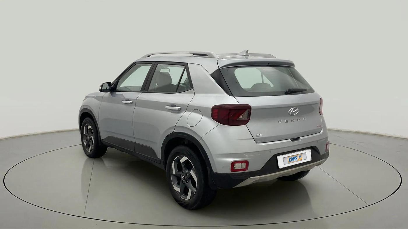 2021 Hyundai VENUE SX 1.0 (O) TURBO IMT, Petrol, Manual, 35,984 km, Left Back Diagonal