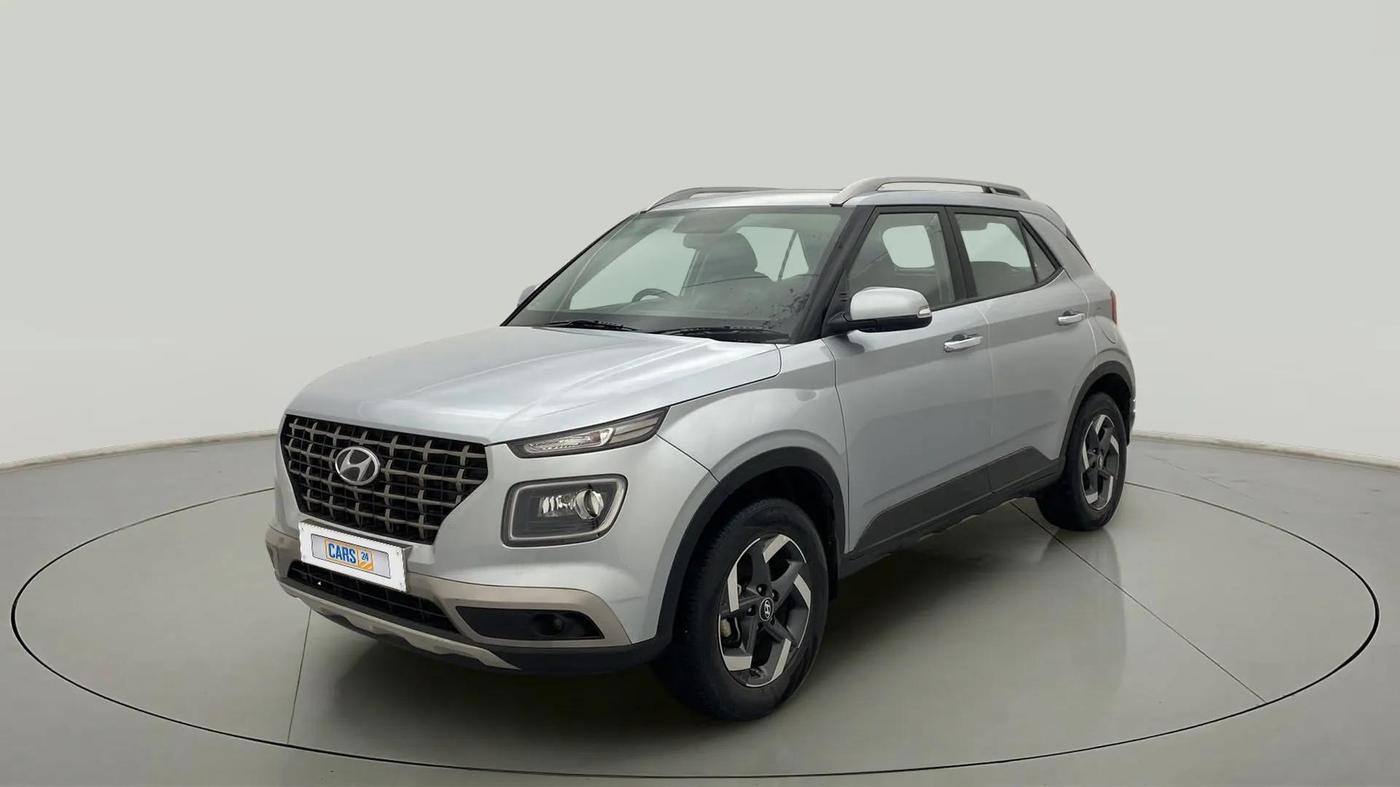 2021 Hyundai VENUE SX 1.0 (O) TURBO IMT, Petrol, Manual, 35,984 km, Left Front Diagonal