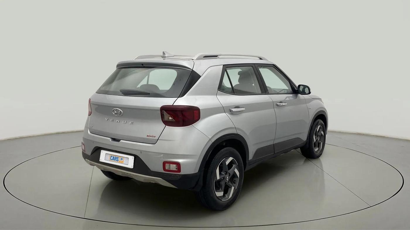 2021 Hyundai VENUE SX 1.0 (O) TURBO IMT, Petrol, Manual, 35,984 km, Right Back Diagonal