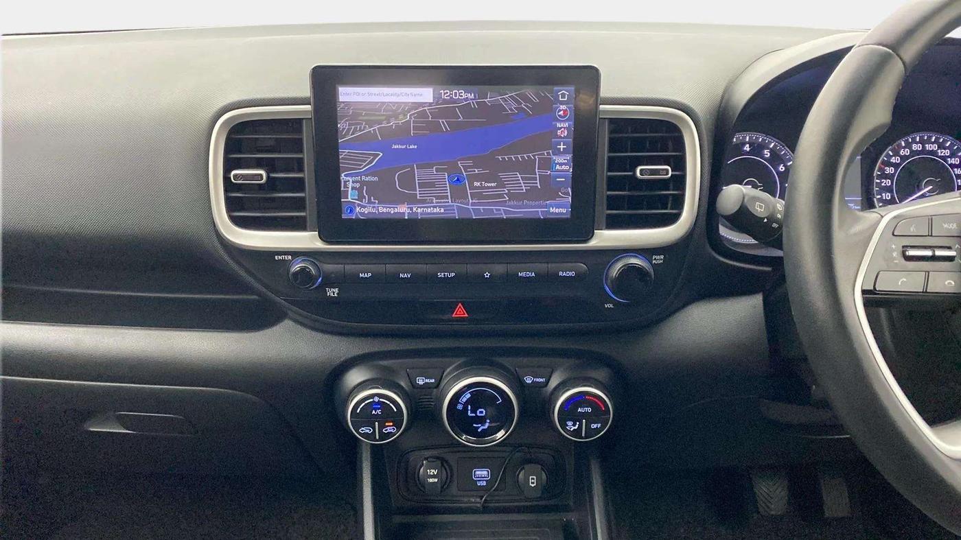 2021 Hyundai VENUE SX 1.0 (O) TURBO IMT, Petrol, Manual, 35,984 km, Air Conditioner