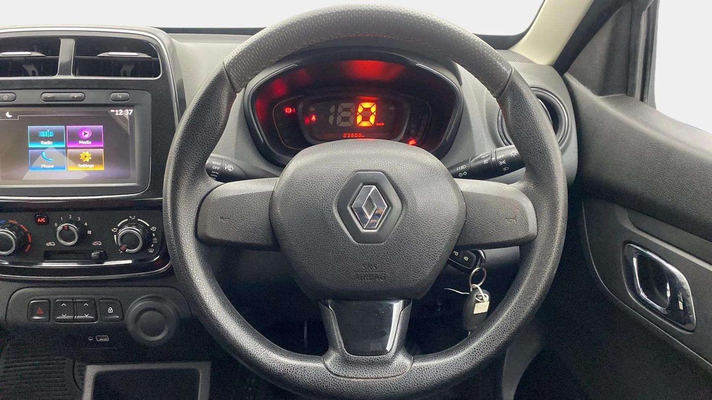 2019 Renault Kwid RXT 0.8 (O), Petrol, Manual, 23,606 km, Steering Wheel Close Up