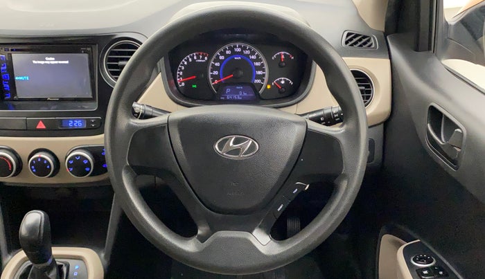 2016 Hyundai Grand i10 MAGNA AT 1.2 KAPPA VTVT, Petrol, Automatic, 64,211 km, Steering Wheel Close Up