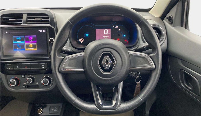 2021 Renault Kwid RXT 1.0 (O), Petrol, Manual, 44,906 km, Steering Wheel Close Up