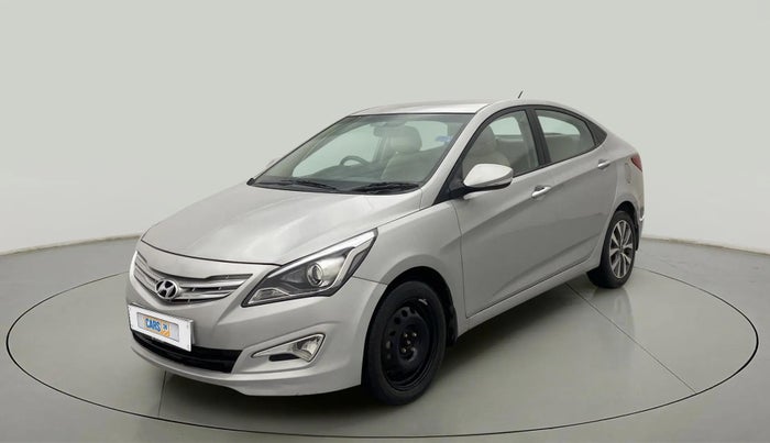 2015 Hyundai Verna FLUIDIC 4S 1.6 VTVT S(O), Petrol, Manual, 74,740 km, Left Front Diagonal